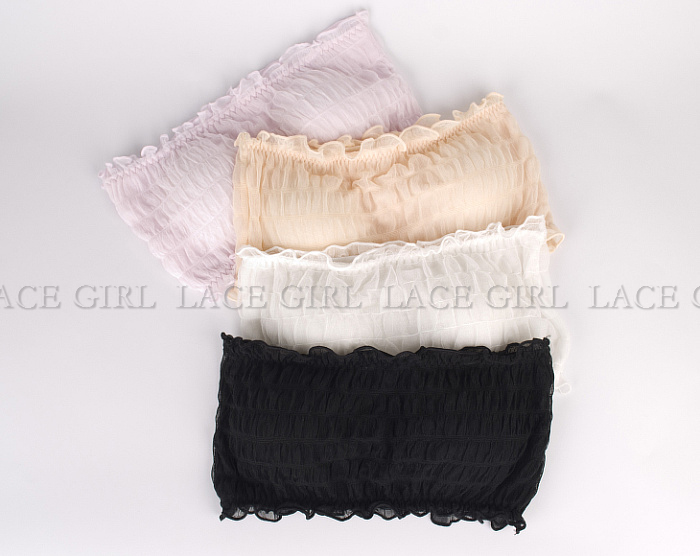 High-elastic accordion tube top tube top basic tube top