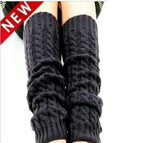 High Quailty Winter Women Knit Crochet Fashion Leg Warmers Legging 5 Colors