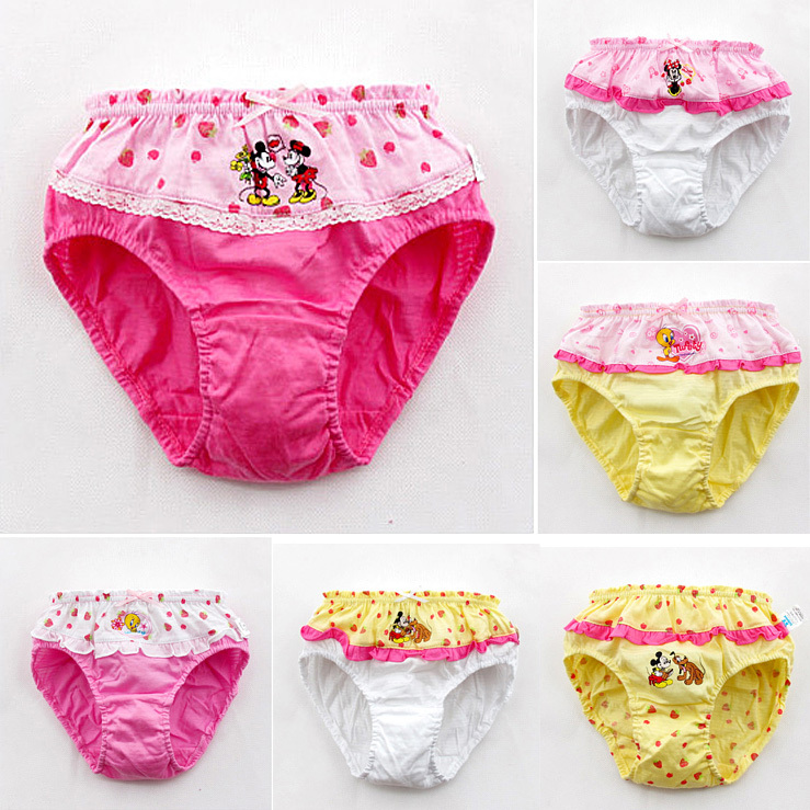 High quality 100% cotton child female child panties 801 - 1