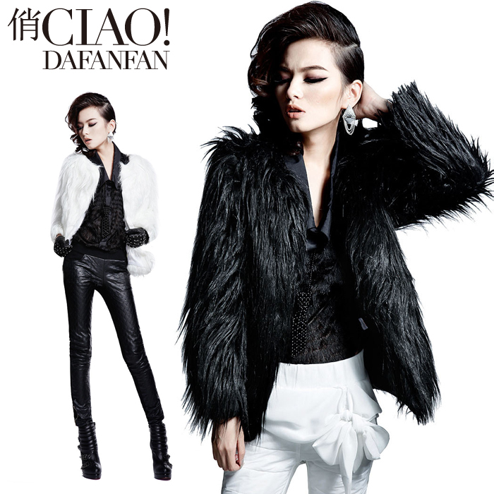 High Quality Ciao ! 2013 winter women's female fur long-sleeve female outerwear short design slim women's fur