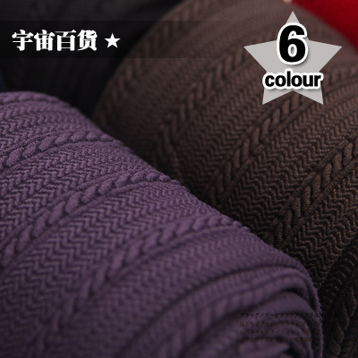 High quality exquisite vertical stripes velvet pantyhose