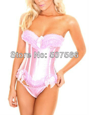 High Quality Free Shipping  Best Selling Lace Lady's Sex Bustier/Sexy Corset/Lingerie +G String./Size S-XL