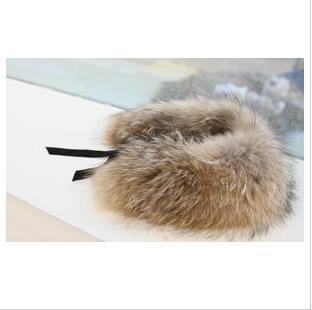 High quality Gold medal fox fur , raccoon fur collar barley collar (WK007)