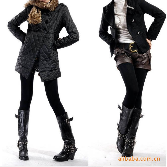 High quality loop pile pearl velvet double layer thickening bamboo charcoal fiber legging s013