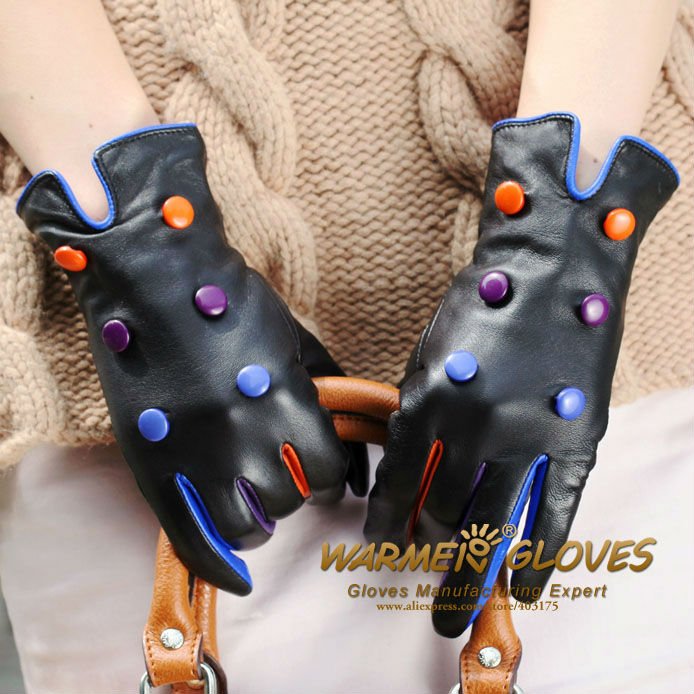 High Quality,Low Price,New Women Winter Gloves, Exotic leather gloves, Free shipping