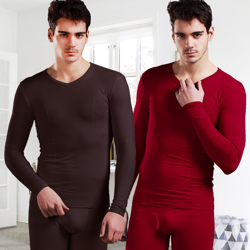 High quality modal long johns long johns set male fashion slim thin basic thermal