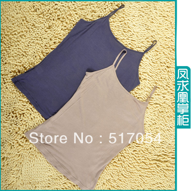 High quality modal spaghetti strap vest women's