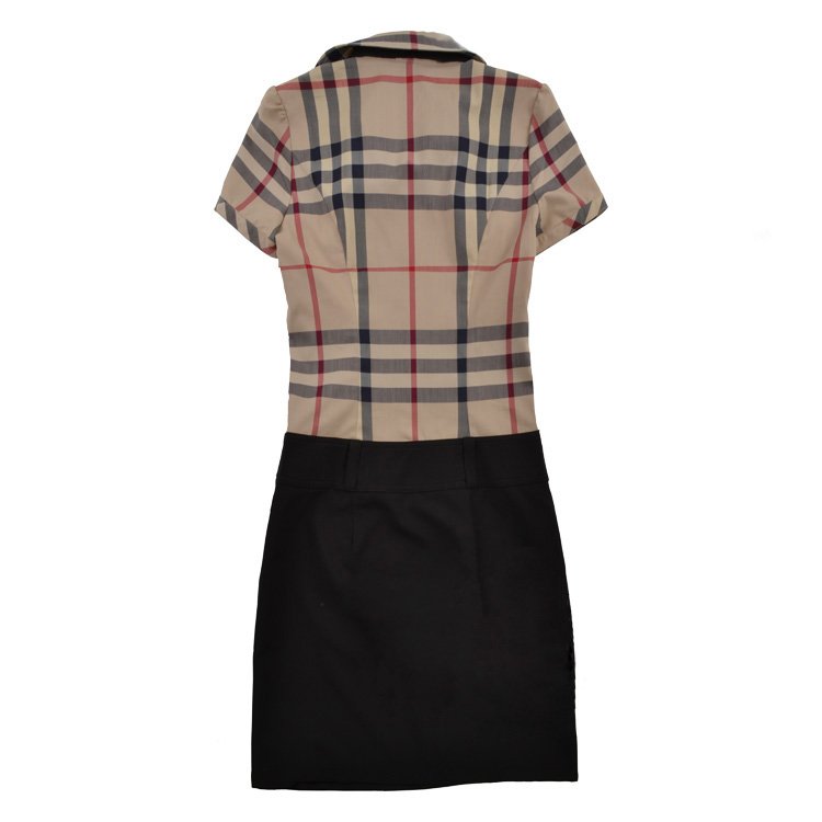 High Quality New  Fashion cotton checked Ladies's dress, 2012new style, factory outlets