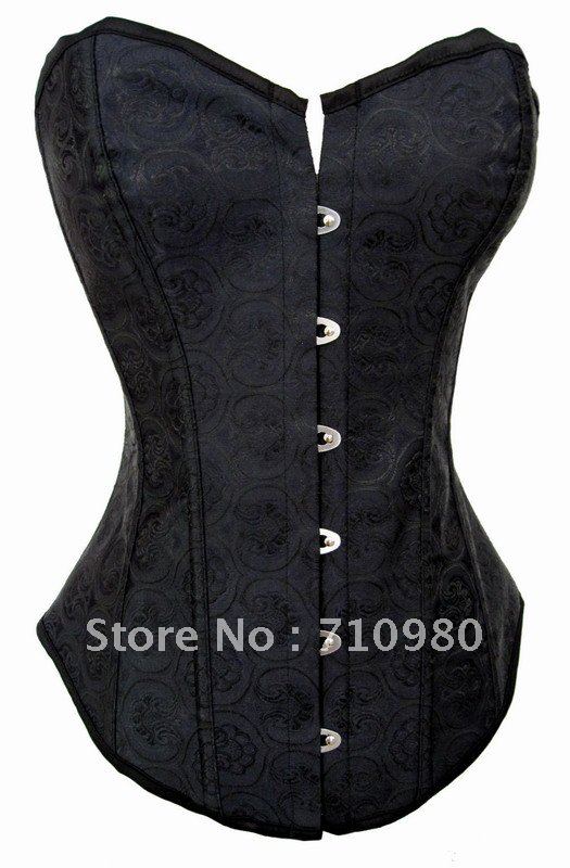 HIGH Quality Noble Black Sexy Corset And Bustier Lingerie L05017