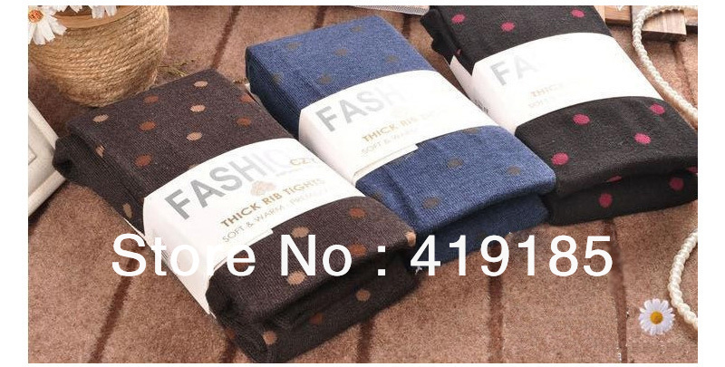 High Quality Original Brand Autumn Winter Big Dot Leggings Elastic Warm Anti-pilling Tights Pantyhose Wholesale Mixed Batch