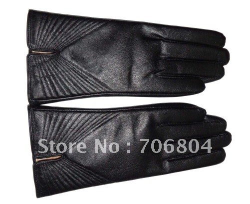 High quality  Wholesale fashion leather gloves ,100% genuine leather woman gloves