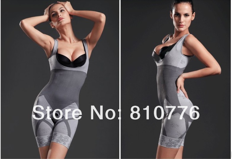 High Quality Women's Bamboo Charcoal Full Bodysuit Slimming Shaper Butt Lifter,FREE SHIPPING ,hot selling,Wholesale and retail