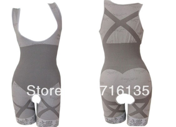 High Quality Women's Bamboo Charcoal Full Bodysuit Slimming Shaper Butt Lifter,FREE SHIPPING ,hot selling,Wholesale and retail