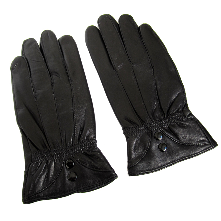 high quality Women's genuine leather gloves women's finger gloves sheepskin gloves winter Women thermal gloves