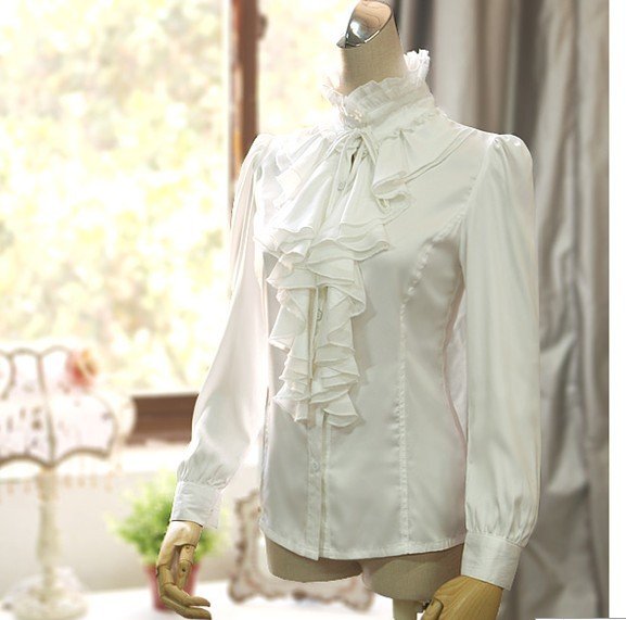 Hight quality 2012 summer new style ,ladies' long sleeve slim shirt ,elegant ladies' shirt free shipping