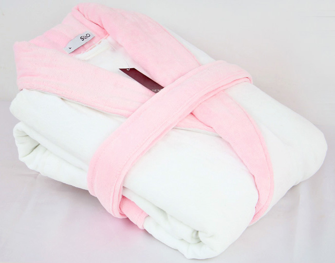 Hilift 100% cotton bathrobes female 100% cotton robe velvet thickening bathrobe thickening toweled lovers bathrobe