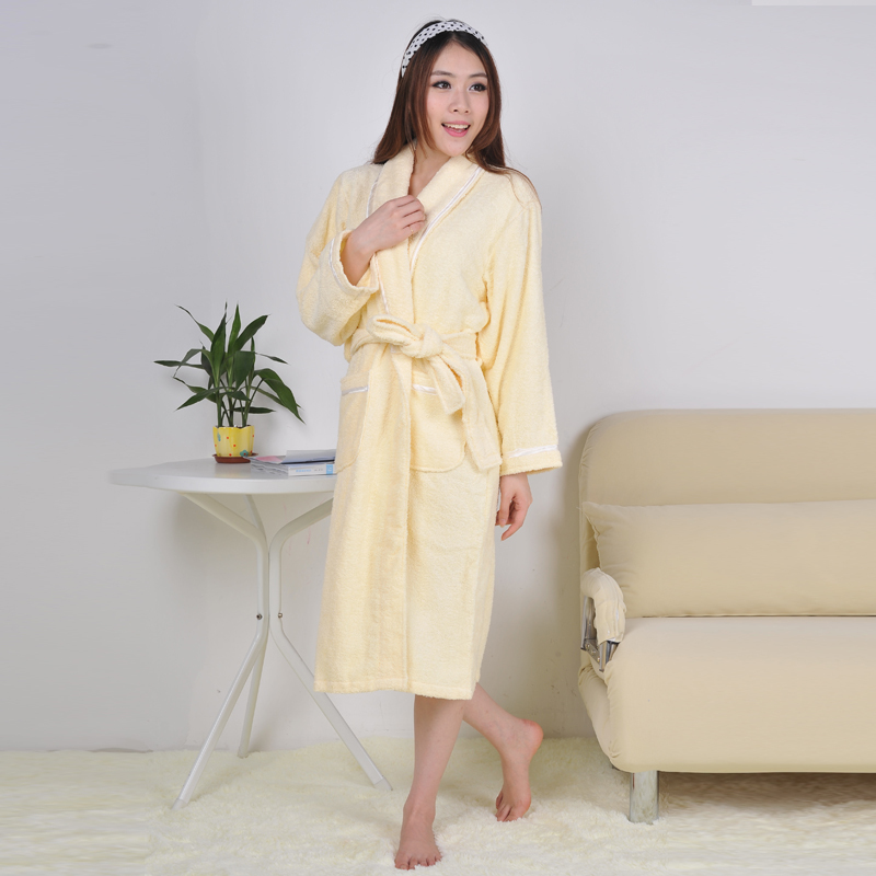 Hilift robe female toweled bathrobes lovers 100% cotton bathrobe winter male women's sleepwear