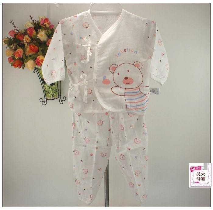 Hindley gauze set infant clothes lacing kimono newborn summer y1701