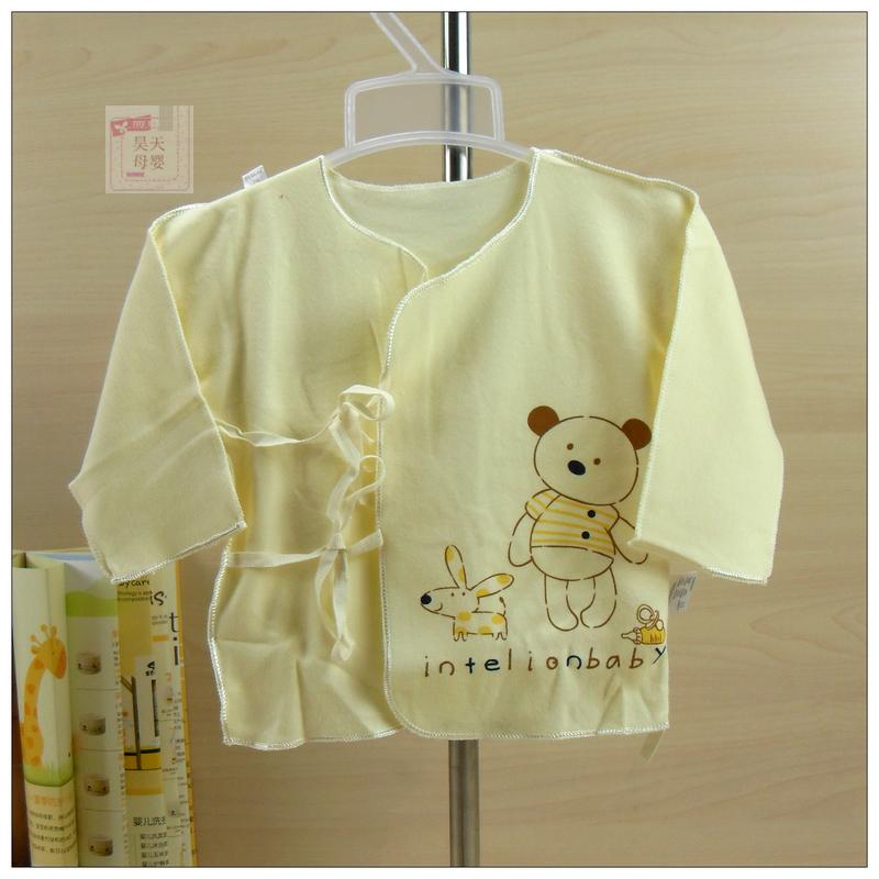 Hindley spring and autumn 100% cotton infant shirt newborn monk clothing 0 - 3 months old clothes