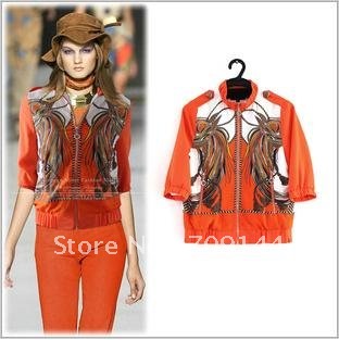 HK   Free Shipping 2012 Fashion High-quality jacket women coat