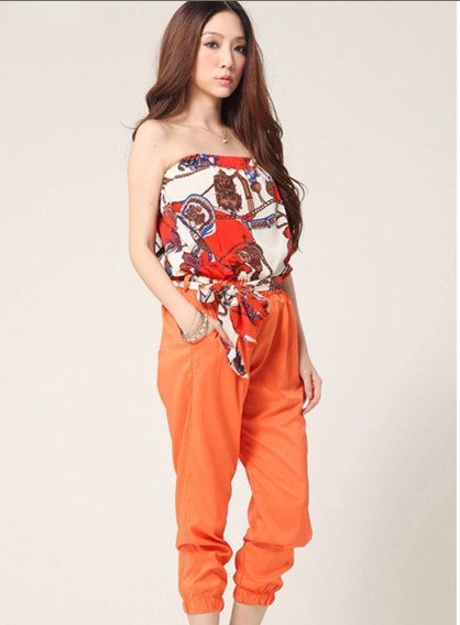 Holiday Sale 2012 Summer Women's Tube Dress Jumpsuit with Belt  94611