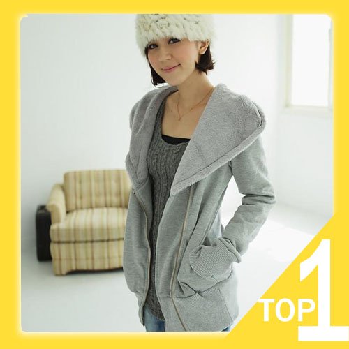 Holiday Sale 2013 new arrived ladies' fashion long style casual hooded sweater Y0015 (Drop shipping support!)