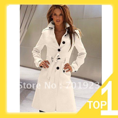 Holiday Sale 2013 new mustard yellow and cut fashionable cashmere coat/wind coat Y3975