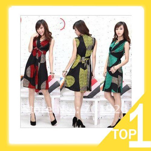 Holiday Sale Free Shipping 2013 dress summer dress maxi dress for women ( red green and yellow ) 3 colour Y3011