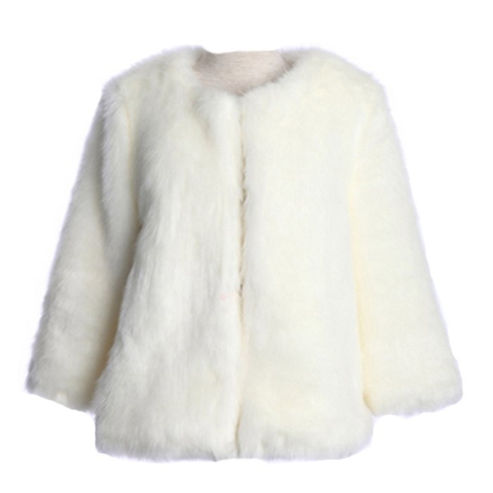 Holiday Sale Free Shipping! Autumn Winter Hit Sale Fashion Luxurious Noble Imitated Rabbit Fur Coat For Women