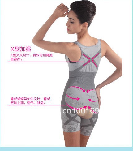 Holiday Sale High Quality Slim Underwear Slimming Suits Body Shaper Bamboo Charcoal Sculpting Underwear Four Size