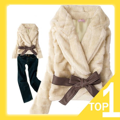 Holiday Sale Hot selling 2013 new Hot Sale Women's Korean Style Rabbit Hair fur Coat 3 colors Y0027