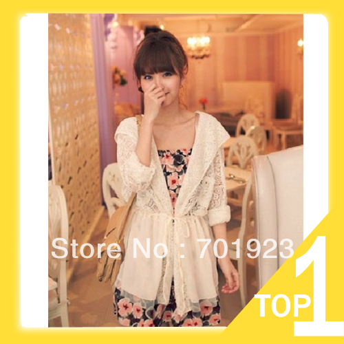 Holiday Sale women clothes loose coat chiffon coats outwear Free shipping Y2772