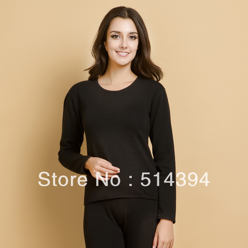 Holiday Sale Women's HOT SALE thermal underwear set / Free Shipping  WOOL + CORAL FLEECE winter wear