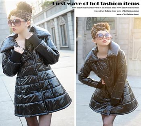 Holiday Sales free shipping 2013 winter double-breasted large golilla slim thickening plus size women black Parkas/Down 4524JLTX