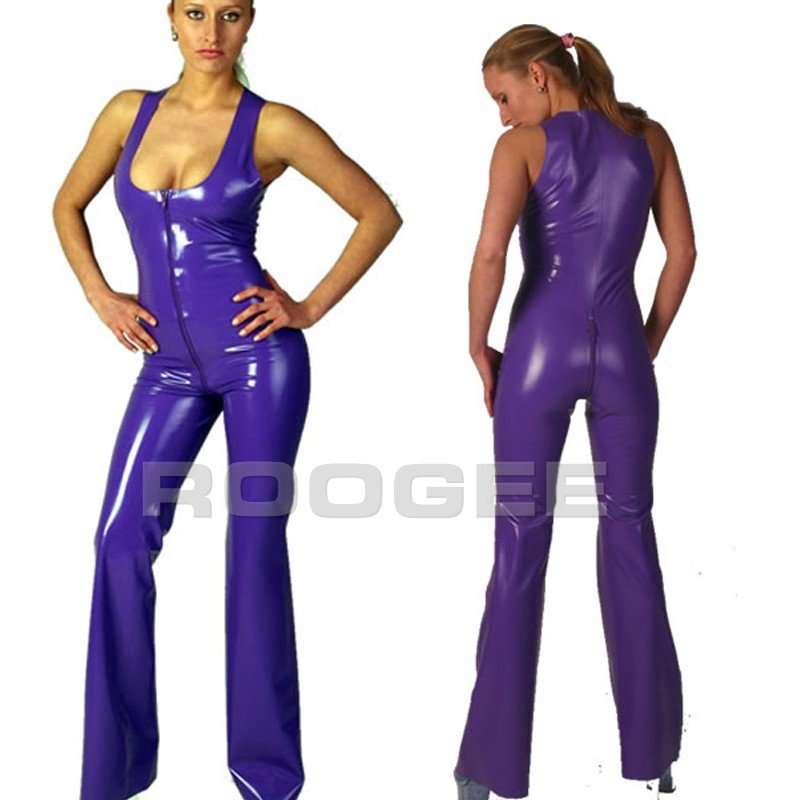 hot 1PC slim latex costume