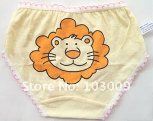 Hot cartoon girls in children's underwear shorts breathable cotton underwear 2-7 years free shpping