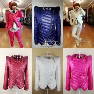 Hot cotton jacket fashion ladies coat slim casual parkas Down spring autumn winter h230 Free ship