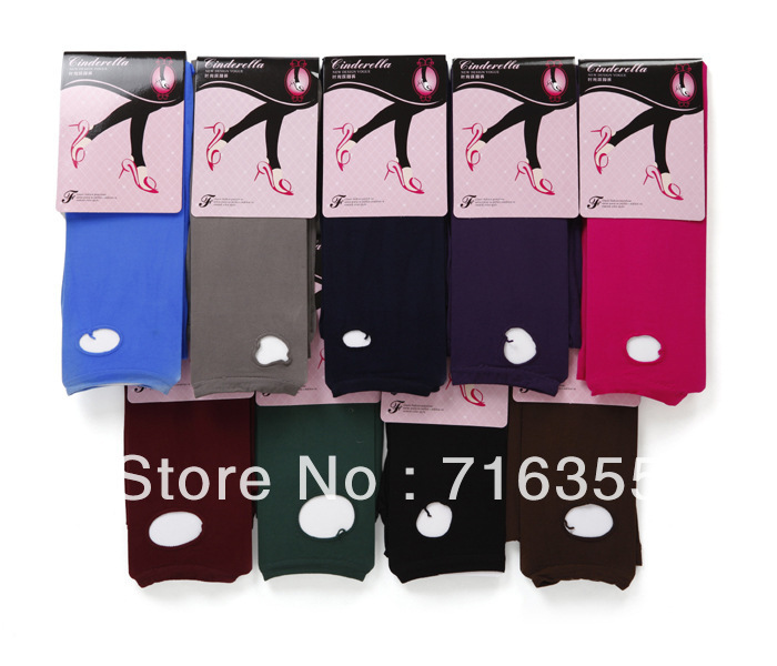 Hot!Fashion color velvet Stirrup Tights Leggings Ladies stockings pantyhose