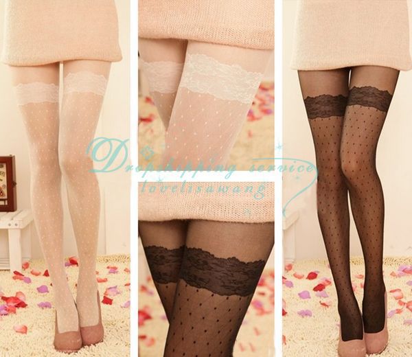 Hot Fashion women stockings the princess white pantyhose socks