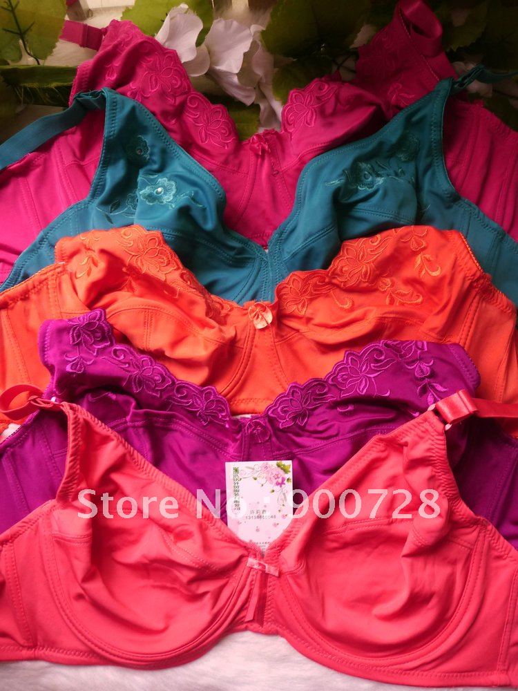 Hot!!  Free shipping unpadded plus sizes brassiere(50pcs/lot)120406-b02 PLUS SIZE unpadded bra