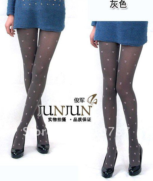 Hot! Free Shipping/wholesale/ Pantyhoses /Tights/bowknot/Sexy/4 styles/ jacquard/figured/silk/Hosiery /lady/Socks/women/JJ12