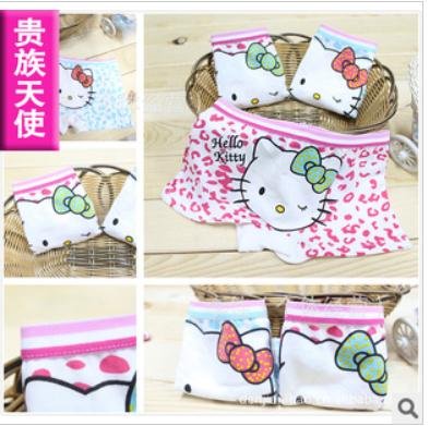 HOT !! Hello Kitty children's underwear kid cartoon panties underwear kids  2 colors for 2-8y A42 high quality