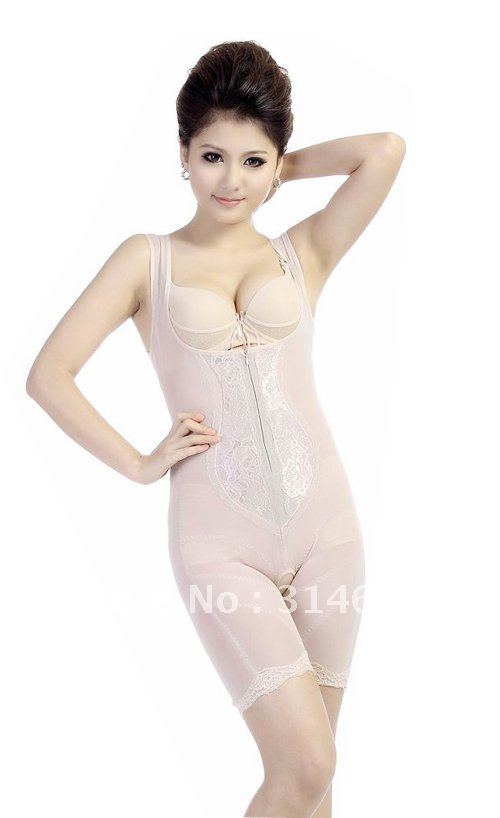 hot * hot *  Body Shapers high quality continuum magic slimming shape body suits  as TV seen color nude