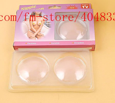 HOT ITEM 30 Pcs/Lot Best invisible nipple silicone pad/reusable/round +World Fast Free Shipping