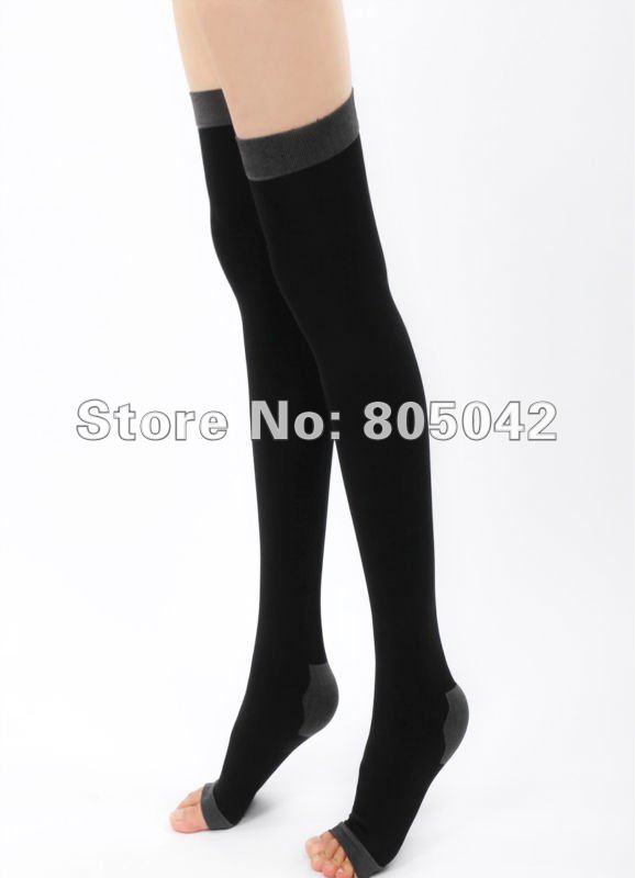 Hot Japan design germa sleeping thigh high socks premium Slimming Leg Socks 50pairs/lot+Free Shipping