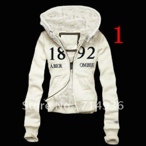 hot   New Women's Sweater Hoodies & Sweatshirts Jacket Coat women Size S,M,L,     Internal white