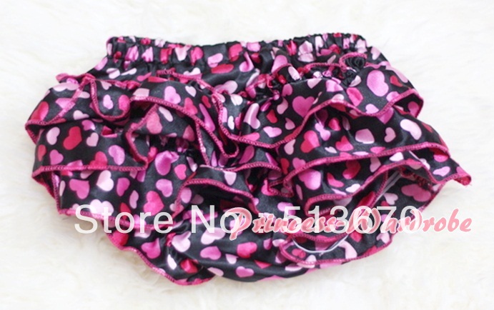 Hot Pink Sweet Heart Layer Panties Bloomers MABL39