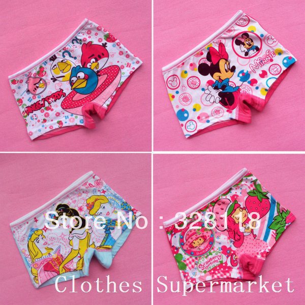 Hot Sale Baby Underwear Children boxers Boy/Girl Cotton Wear Kids Briefs 95% 12pcs/lot 110-130cm High quality