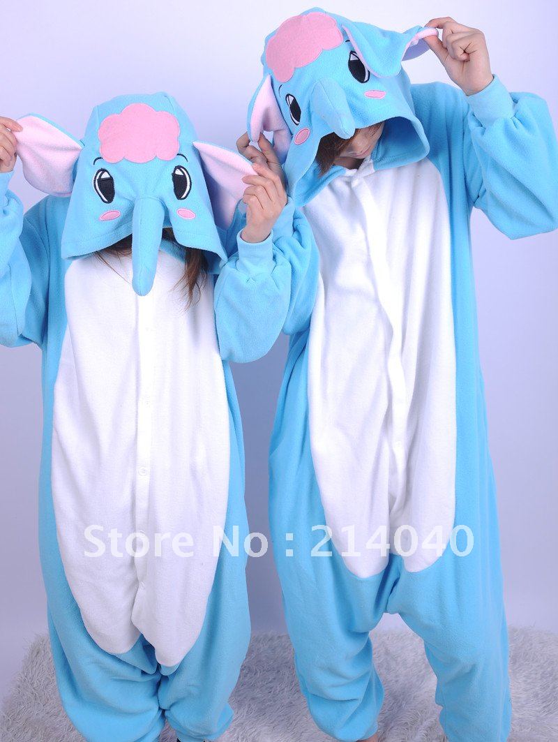 Hot Sale Elephant Cosplay Women's Sleepwear,Animal Costume Kigurumi Pajamas