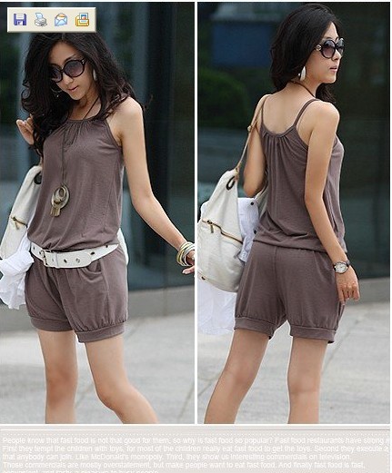 Hot Sale Fashion Women New 2013 Brand Black One Piece Jumpsuit For Women Romper Free Shipping,H0167